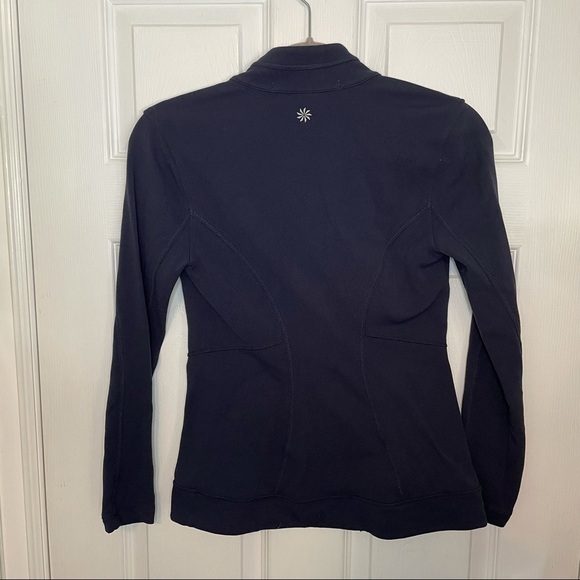 ATHLETA zip up navy blue jacket XS - Picture 3 of 6
